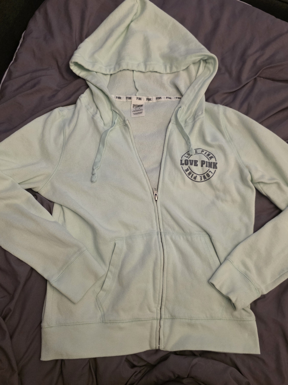 Victoria's Secret PINK Light Mint Green Hoodie